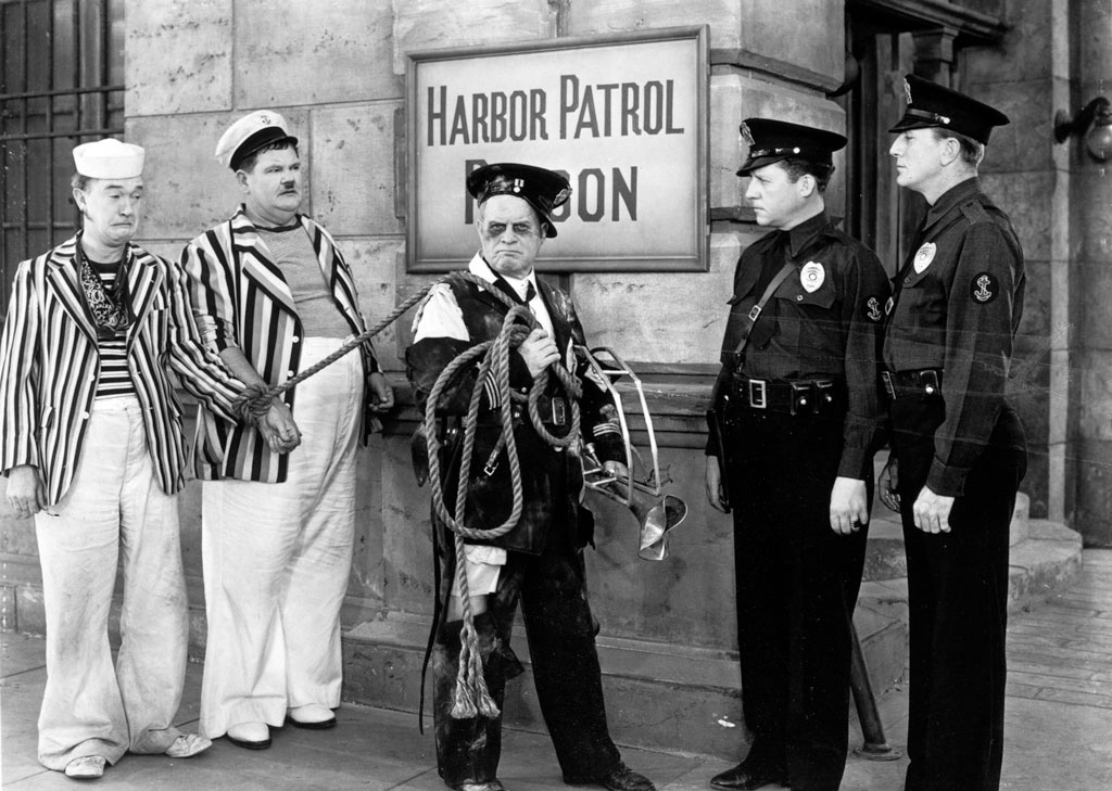 Oliver Hardy, Stan Laurel dans Laurel et Hardy en croisière