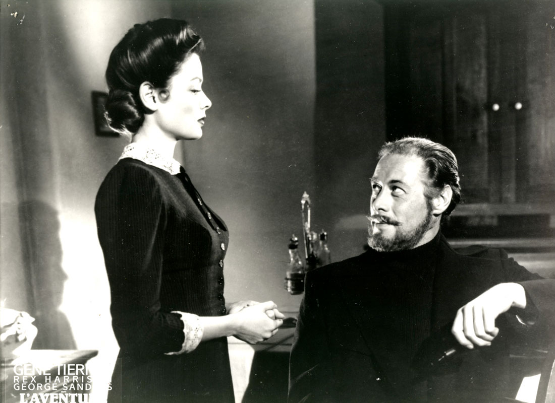 Gene Tierney, Rex Harrison dans L'Aventure de Mme Muir