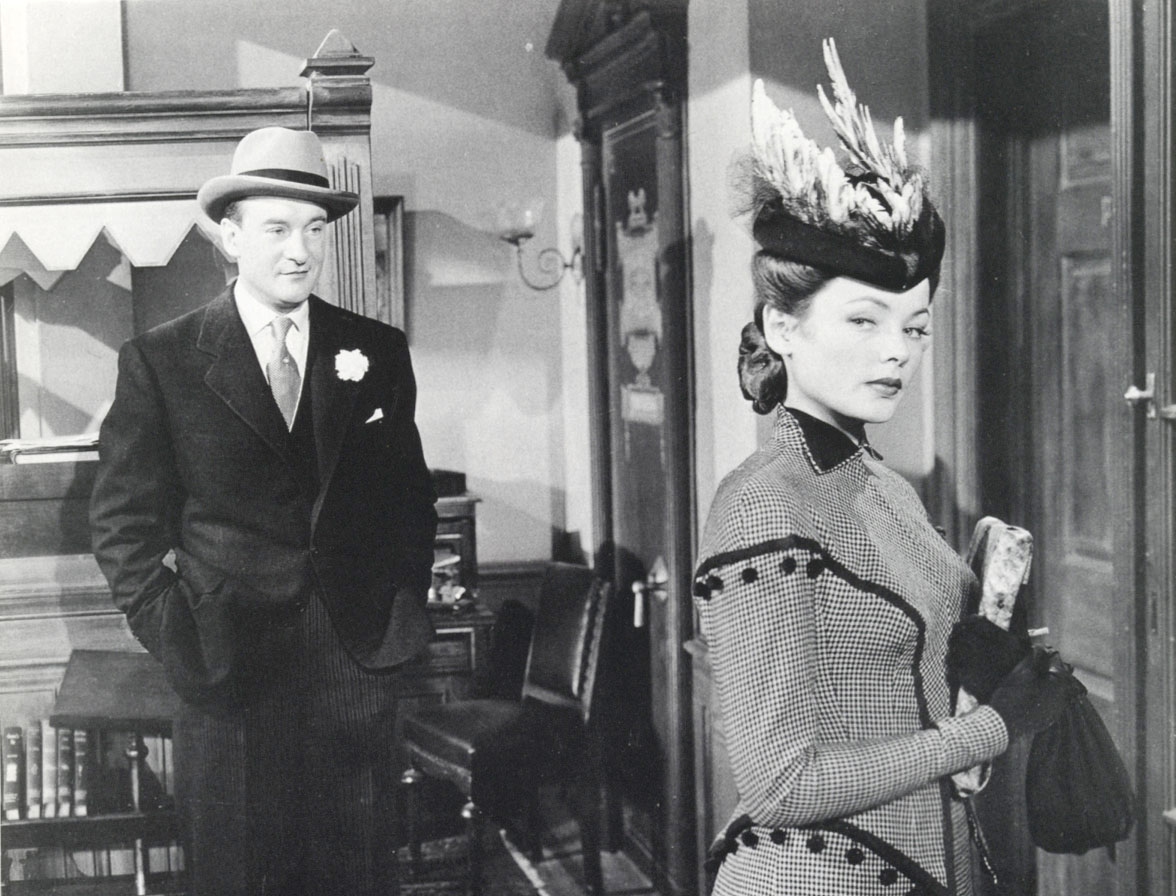 Gene Tierney, George Sanders dans L'Aventure de Mme Muir