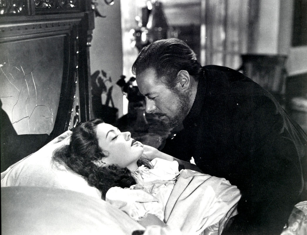 Gene Tierney, Rex Harrison dans L'Aventure de Mme Muir