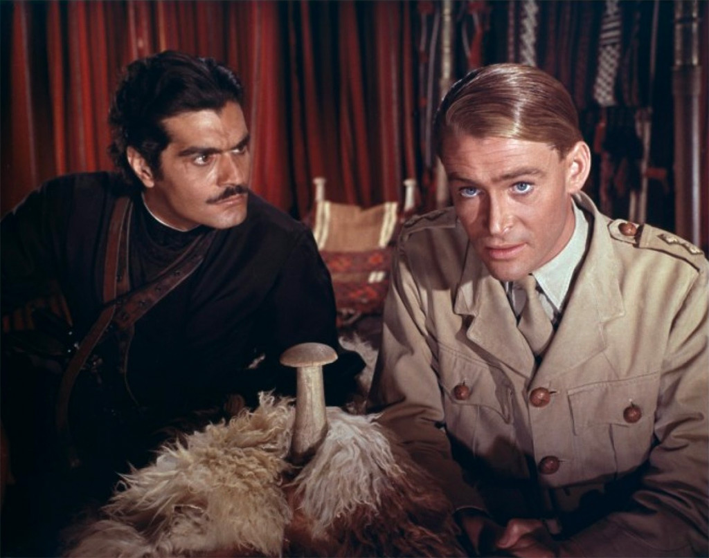 Omar Sharif, Peter O'Toole dans Lawrence d'Arabie