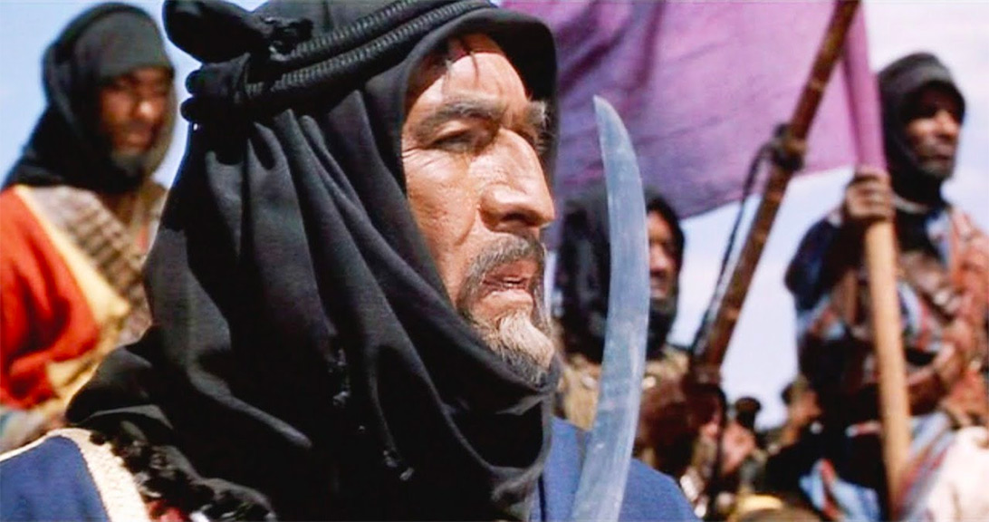 Anthony Quinn dans Lawrence d'Arabie