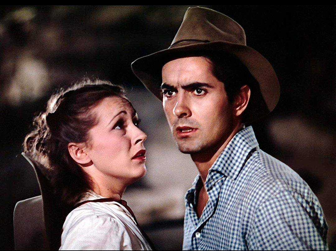 Tyrone Power, Nancy Kelly dans Le brigand bien-aimé