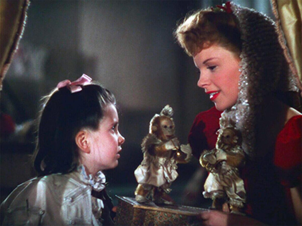 Judy Garland, Margaret O'Brien dans Le Chant du Missouri