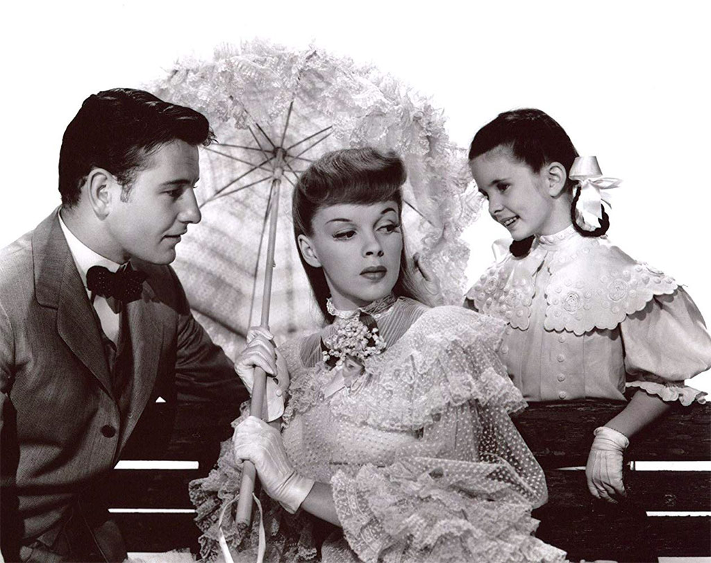 Tom Drake, Judy Garland, Margaret O'Brien dans Le Chant du Missouri