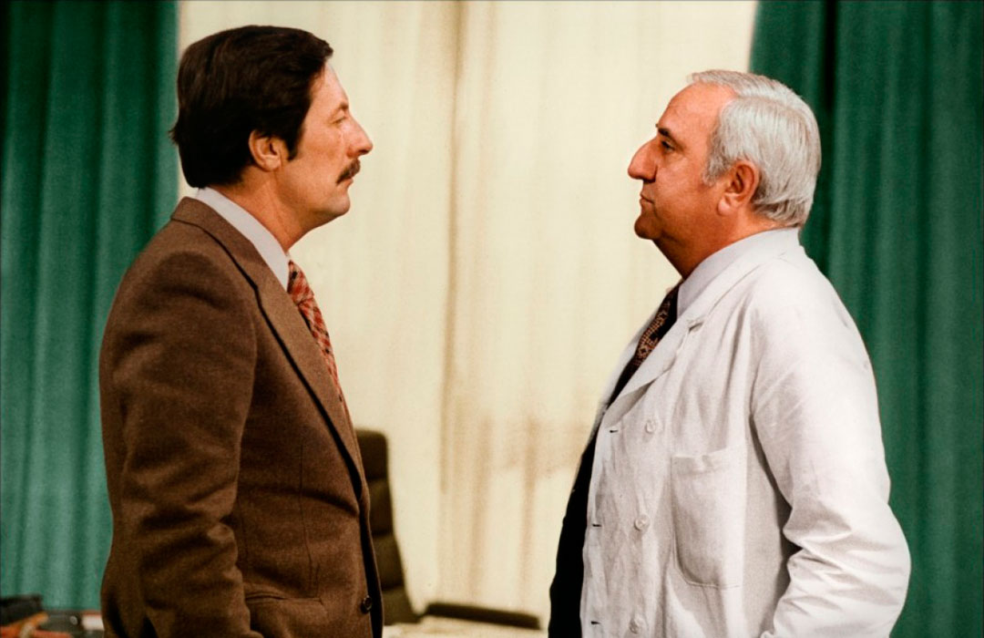 Jean Rochefort, Adolfo Celi dans Le fantôme de la liberté