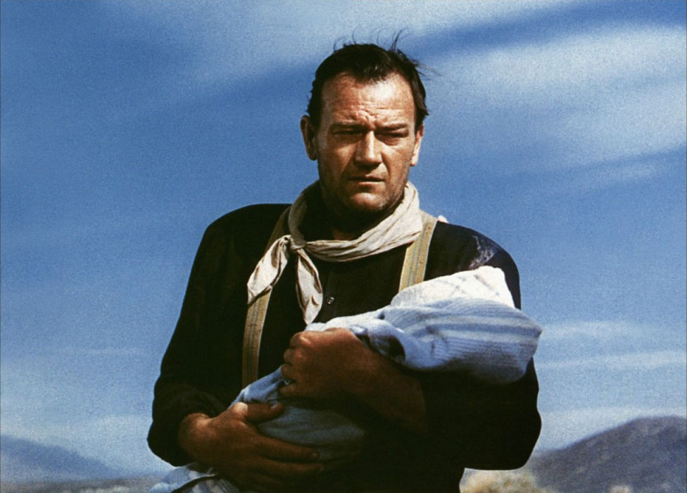 John Wayne dans Le Fils du désert