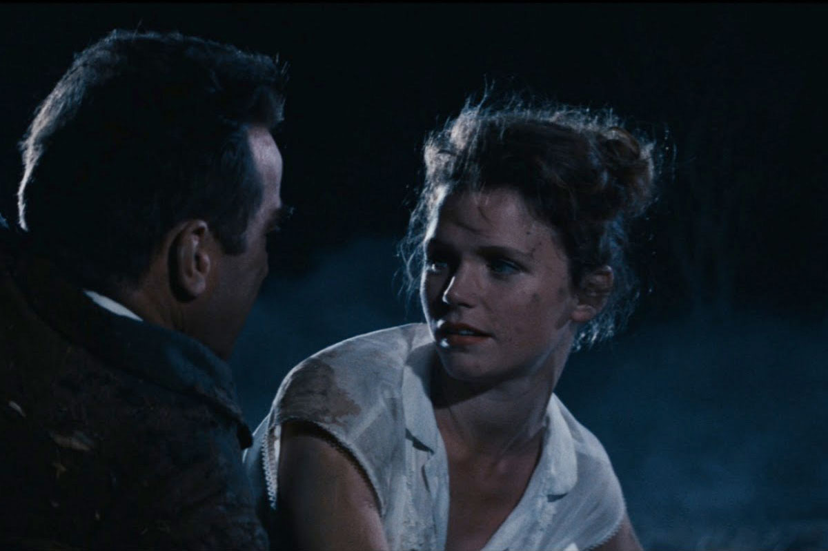 Montgomery Clift, Lee Remick dans Le Fleuve sauvage