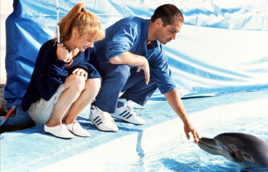 Rosanna Arquette, Jean-Marc Barr dans le grand Bleu