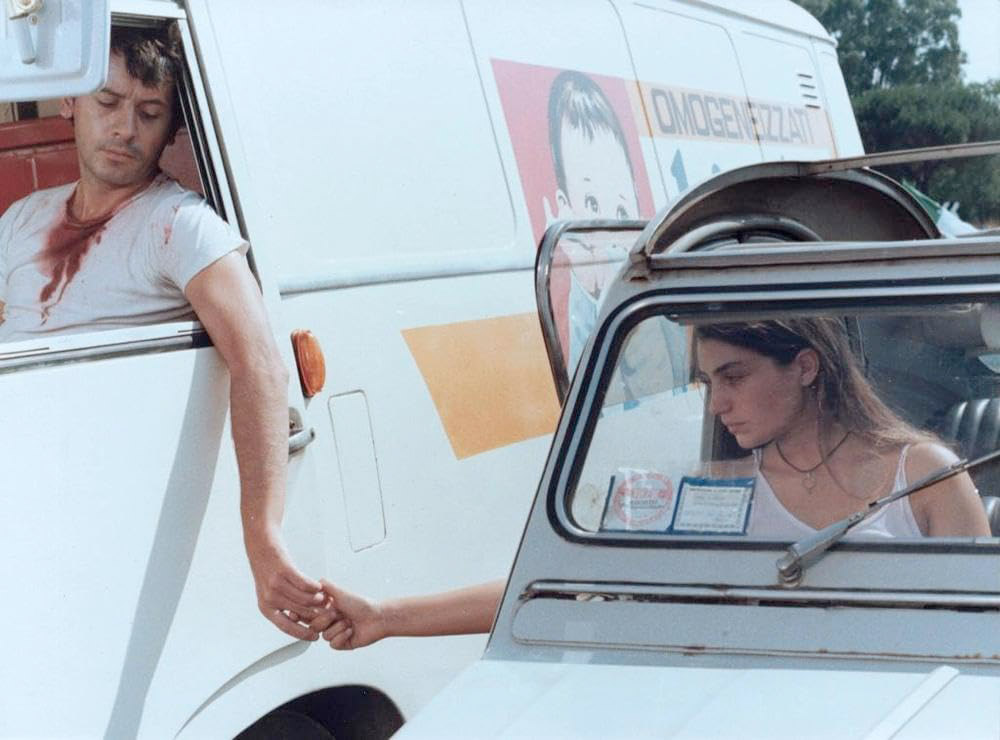 Harry Baer, Ángela Molina dans Le grand embouteillage
