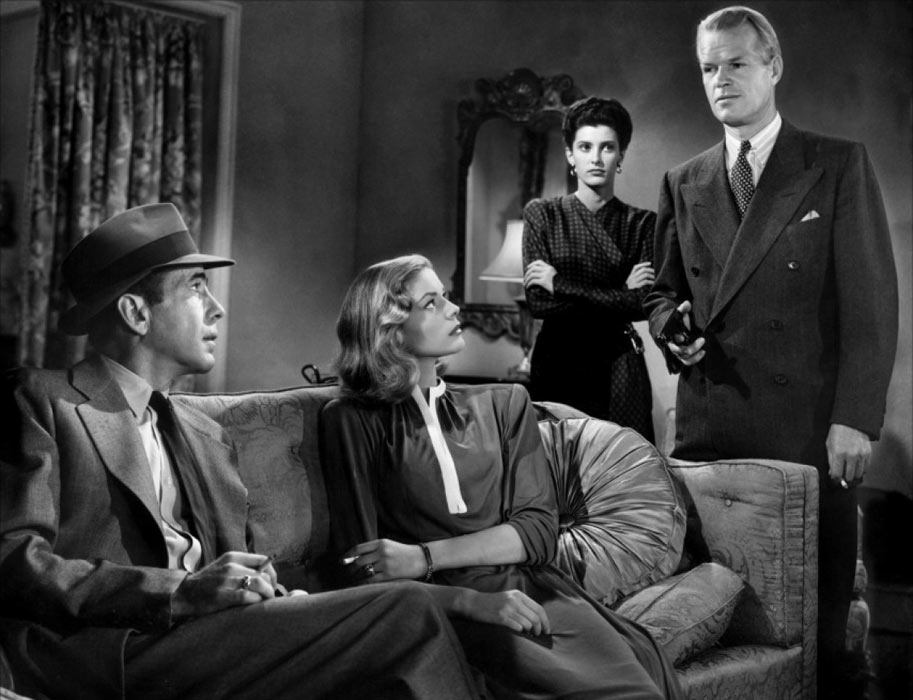 Humphrey Bogart, Lauren Bacall dans Le Grand sommeil