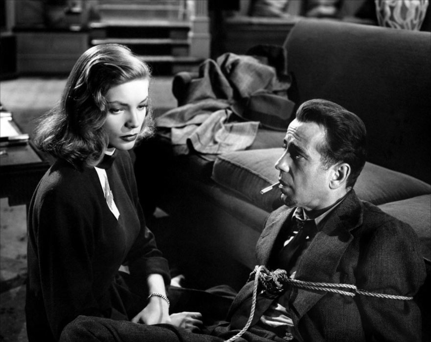 Humphrey Bogart, Lauren Bacall dans Le Grand sommeil