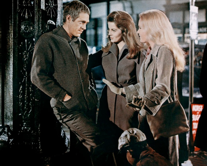 Steve McQueen, Ann-Margret, Tuesday Weld dans Le Kid de Cincinnati