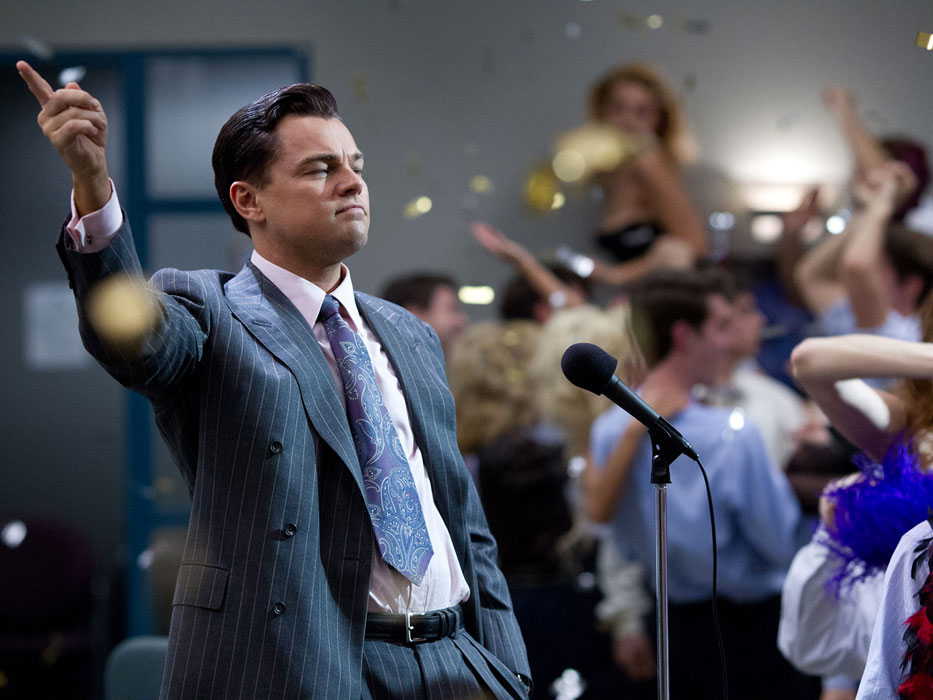 Leonardo DiCaprio dans Le Loup de Wall Street