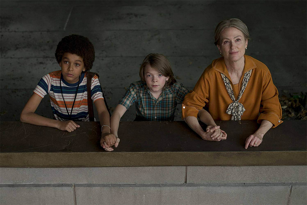 Julianne Moore, Jaden Michael, Oakes Fegley dans Le Musée des merveilles