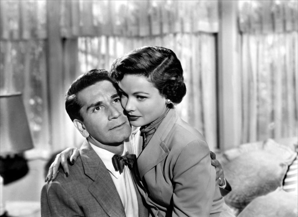 Gene Tierney, Richard Conte dans Le Mystérieux Docteur Korvo