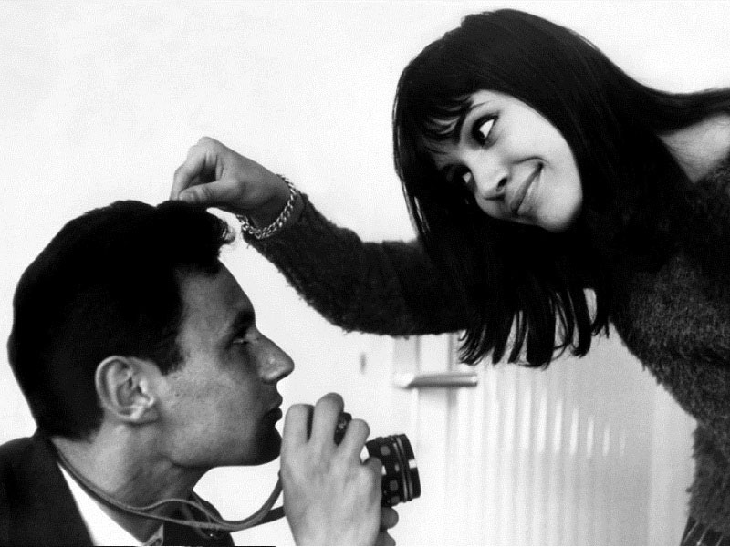 Anna Karina, Michel Subor dans Le Petit Soldat