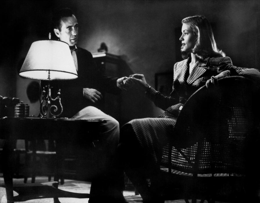 Lauren Bacall, Humphrey Bogart dans Le Port de l'angoisse 
