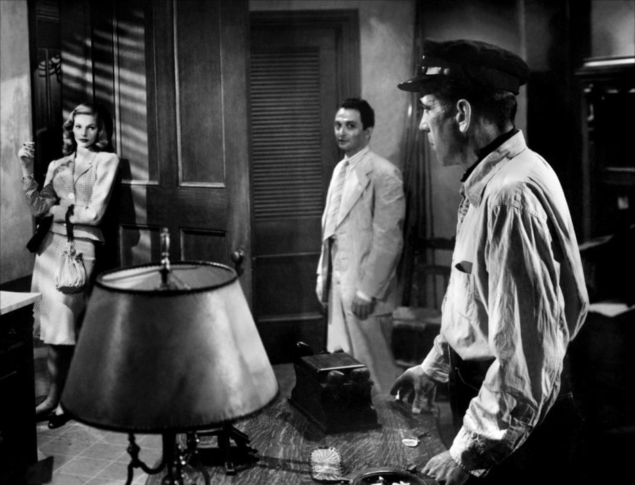 Lauren Bacall, Humphrey Bogart dans Le Port de l'angoisse 