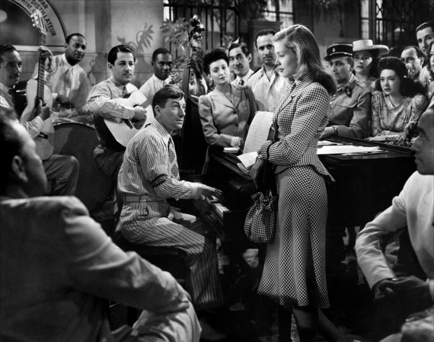 Lauren Bacall, Humphrey Bogart dans Le Port de l'angoisse 