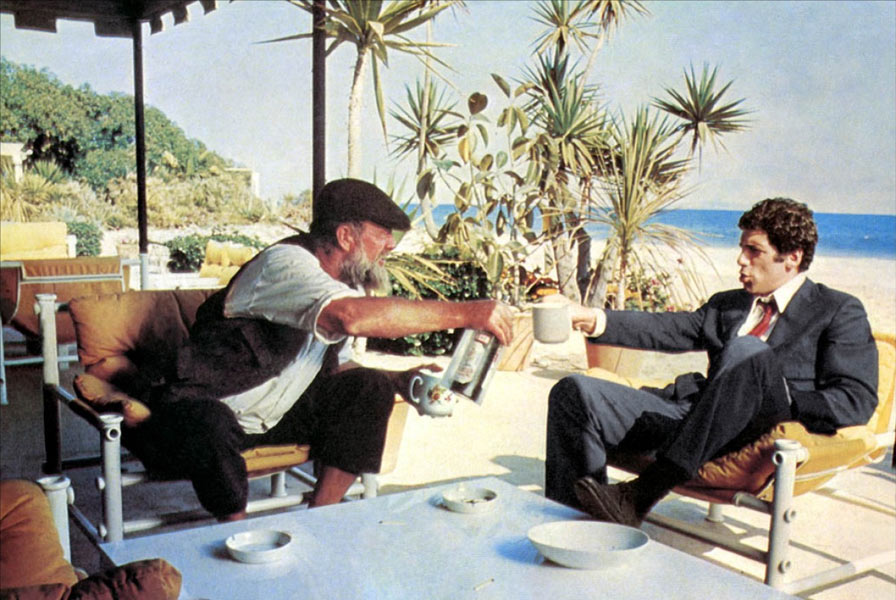 Elliott Gould, Sterling Hayden dans Le Privé