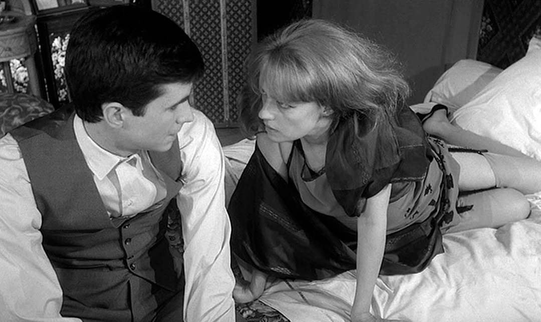 Anthony Perkins, Jeanne Moreau dans Le procès