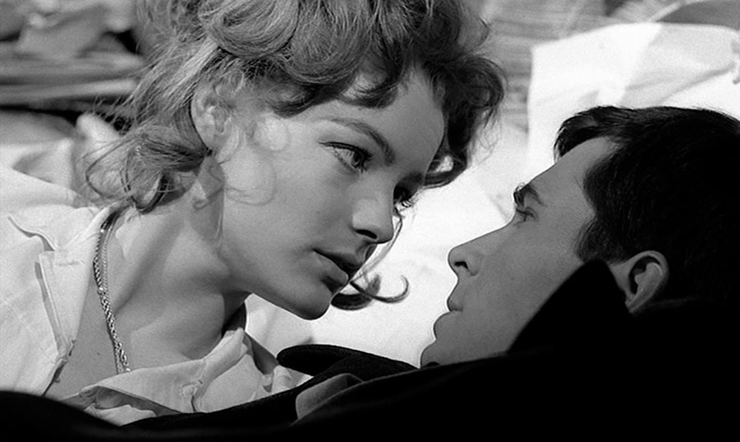 Anthony Perkins, Romy Schneider dans Le procès