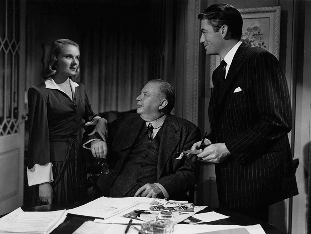 Gregory Peck, Charles Coburn, Ann Todd dans Le procès Paradine