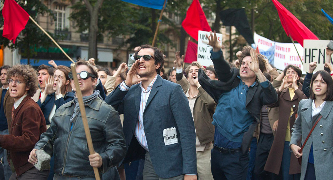 Louis Garrel, Stacy Martin dans Le Redoutable