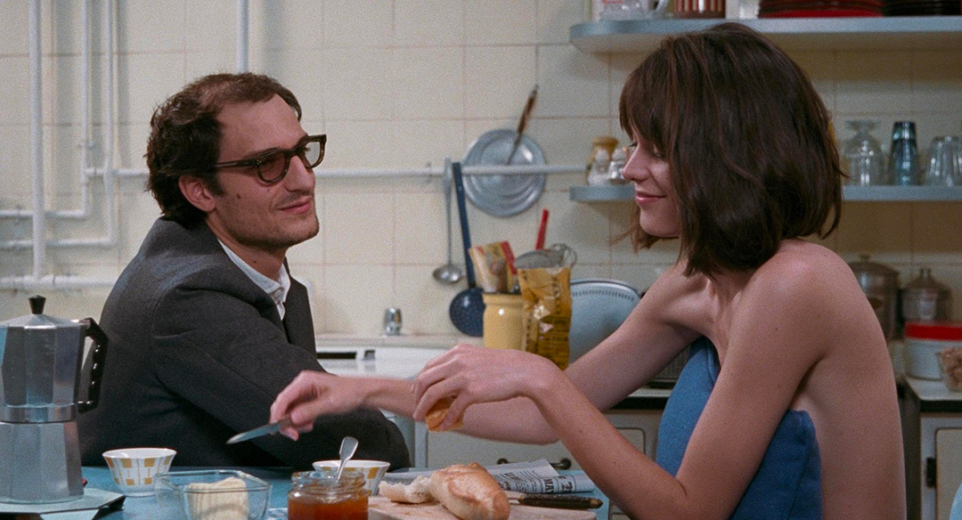 Louis Garrel, Stacy Martin dans Le Redoutable