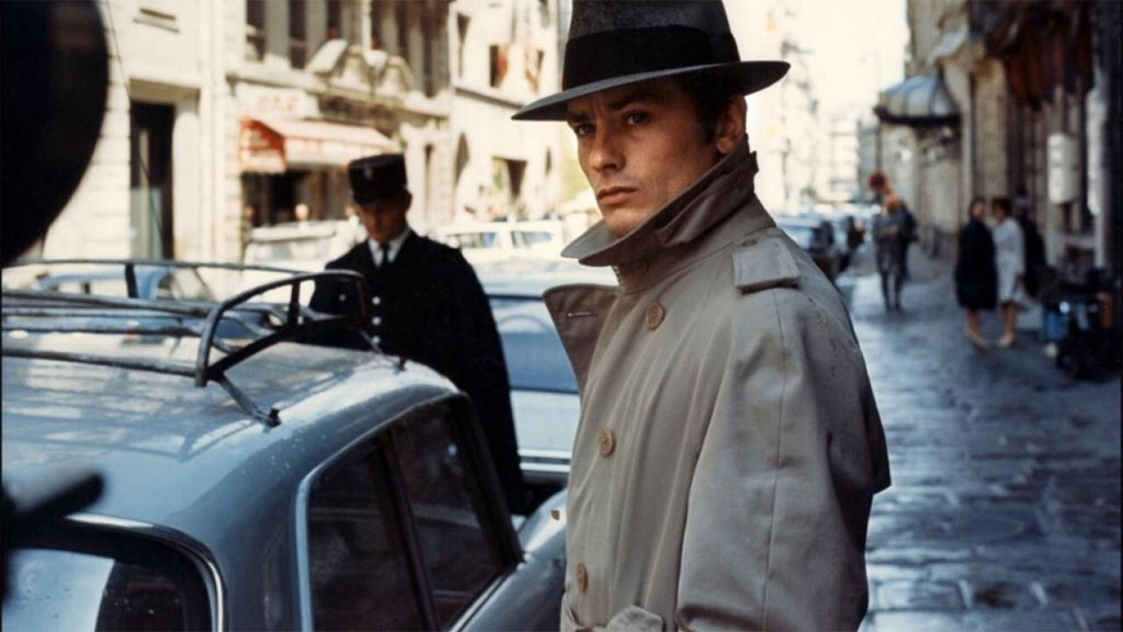 Alain Delon dans Le Samouraï