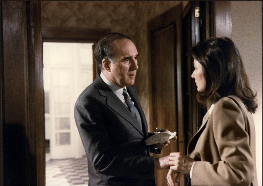 Michel Piccoli, Anouk Aimée dans Le Saut dans le vide