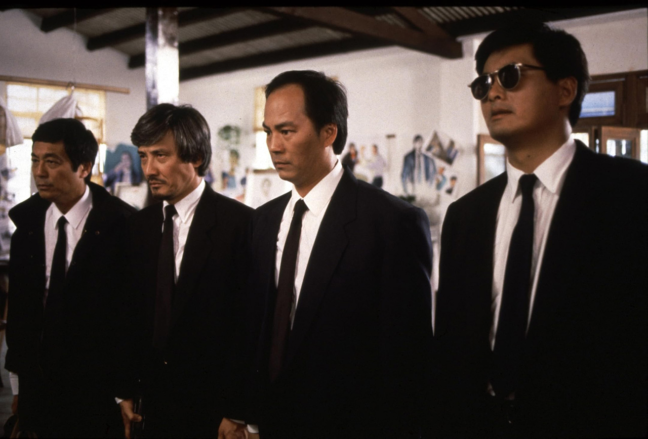 Chow Yun-Fat, Dean Shek, Lung Ti, Kenneth Tsang dans Le Syndicat du crime 2