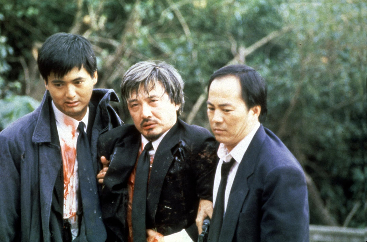 Chow Yun-Fat, Dean Shek, Lung Ti dans Le Syndicat du crime 2