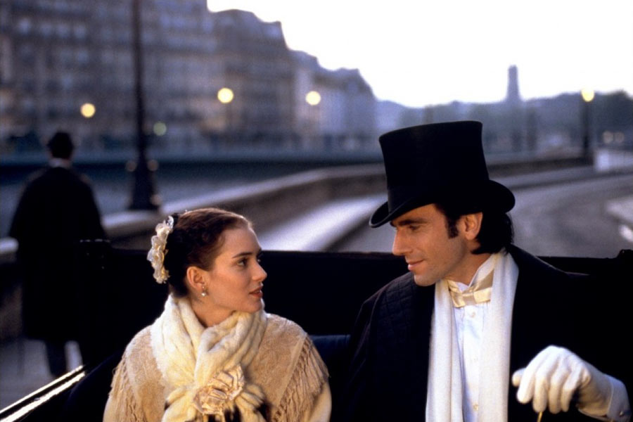 Daniel Day-Lewis, Winona Ryder dans Le Temps de l'innocence