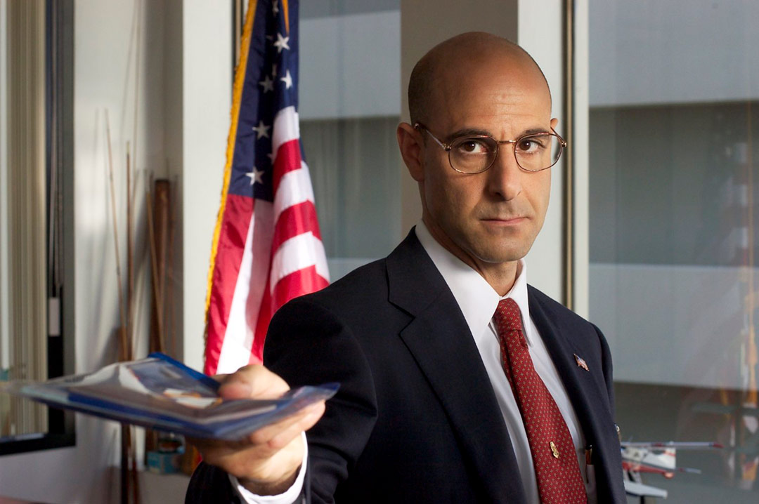 Stanley Tucci dans Le Terminal