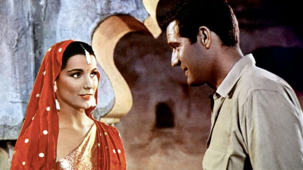 Debra Paget, Paul Hubschmid  dans Le Tigre du Bengale