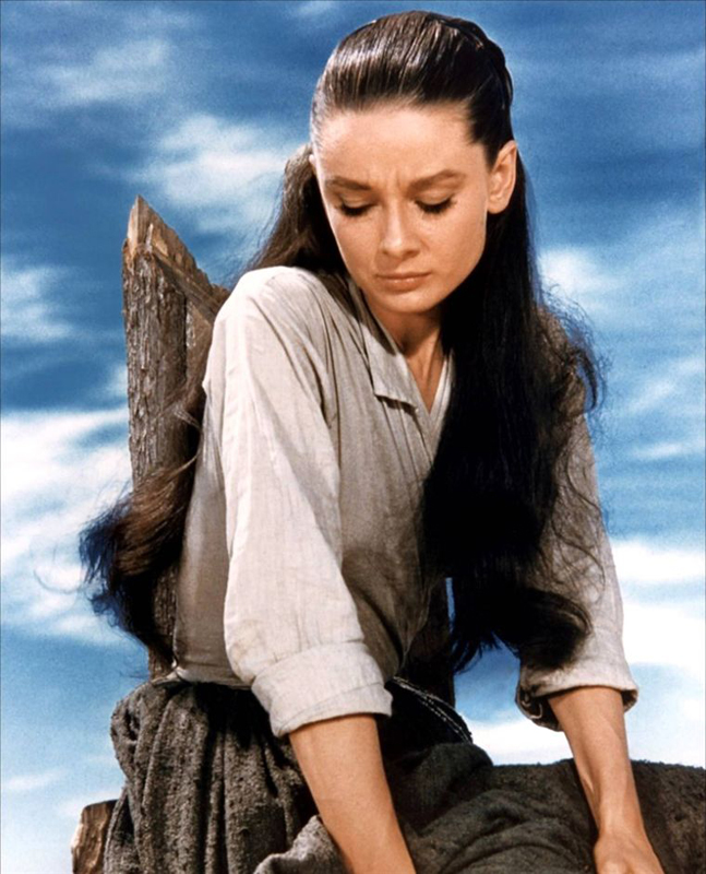 Audrey Hepburn dans Le Vent de la plaine