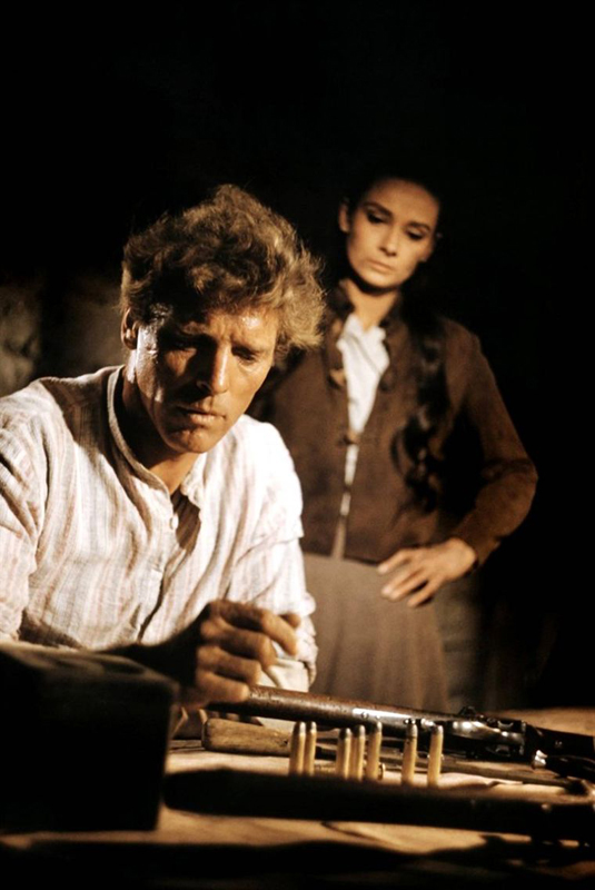 Audrey Hepburn, Burt Lancaster dans Le Vent de la plaine