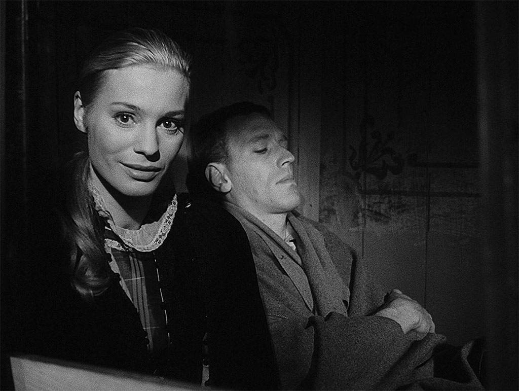 Max von Sydow, Ingrid Thulin dans Le Visage