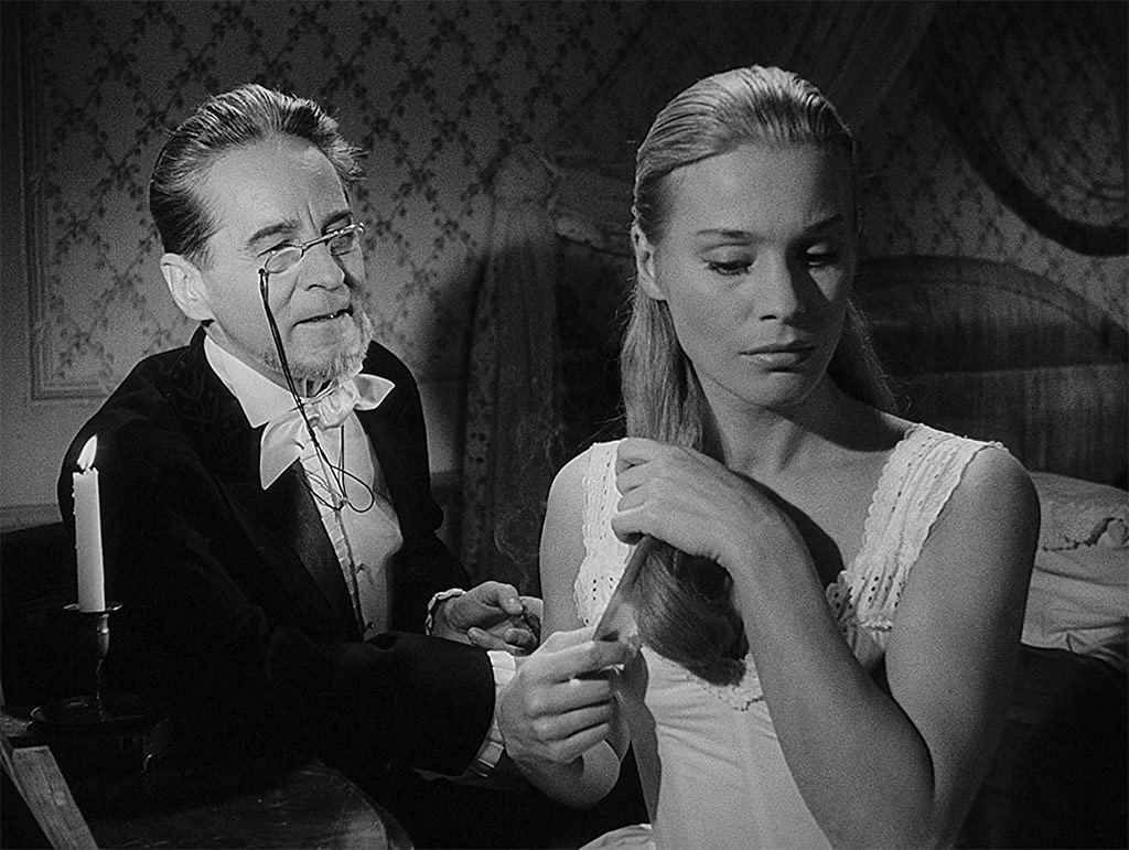 Gunnar Björnstrand, Ingrid Thulin dans Le Visage