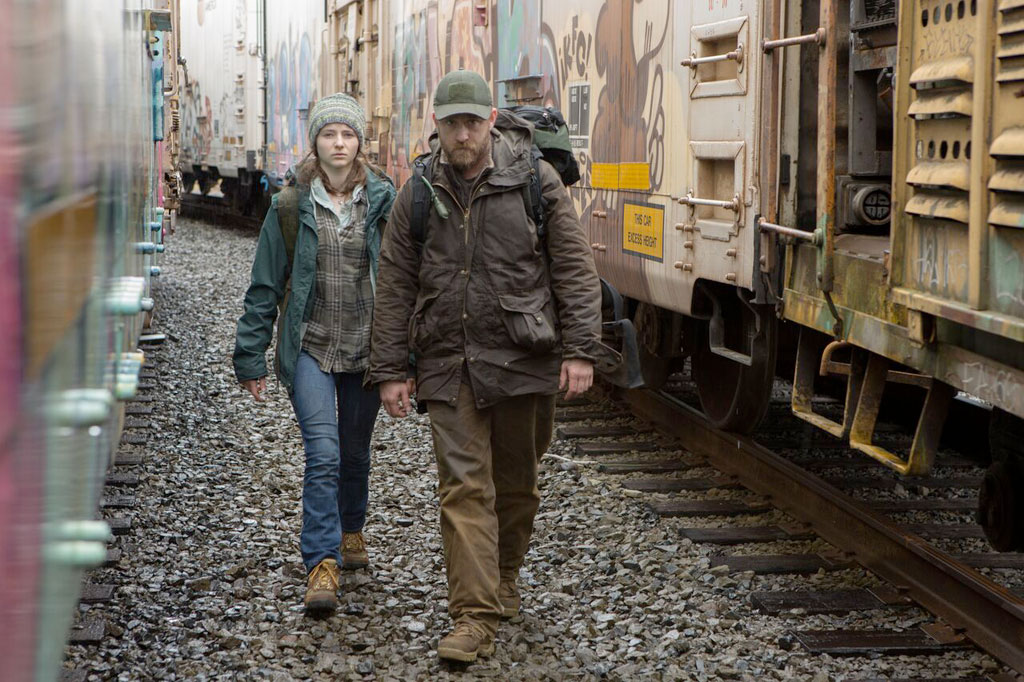 Ben Foster, Thomasin McKenzie dans Leave no trace