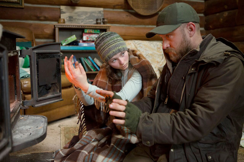 Ben Foster, Thomasin McKenzie dans Leave no trace