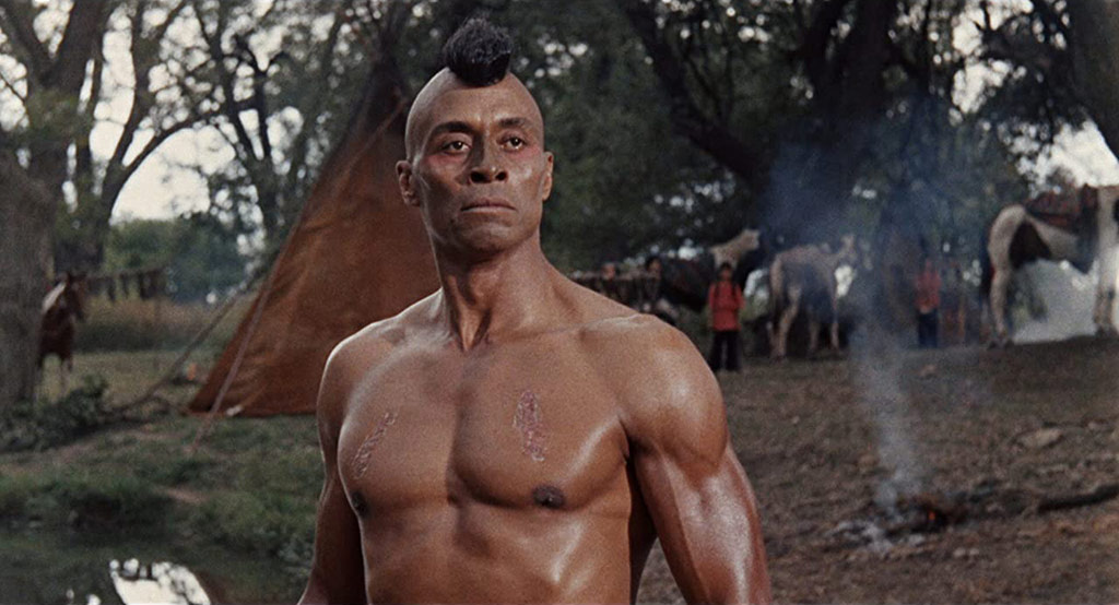 Woody Strode dans le film Les Deux cavaliers