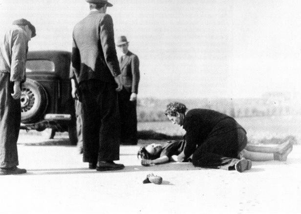 Clara Calamai, Massimo Girotti, Juan de Landa dans Les amants diaboliques