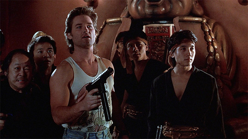 Kurt Russell, Dennis Dun, James Hong dans Les Aventures de Jack Burton dans les griffes du Mandarin