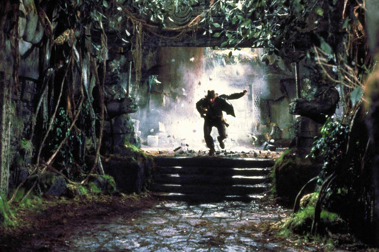 Harrison Ford dans Les Aventuriers de l'arche perdue