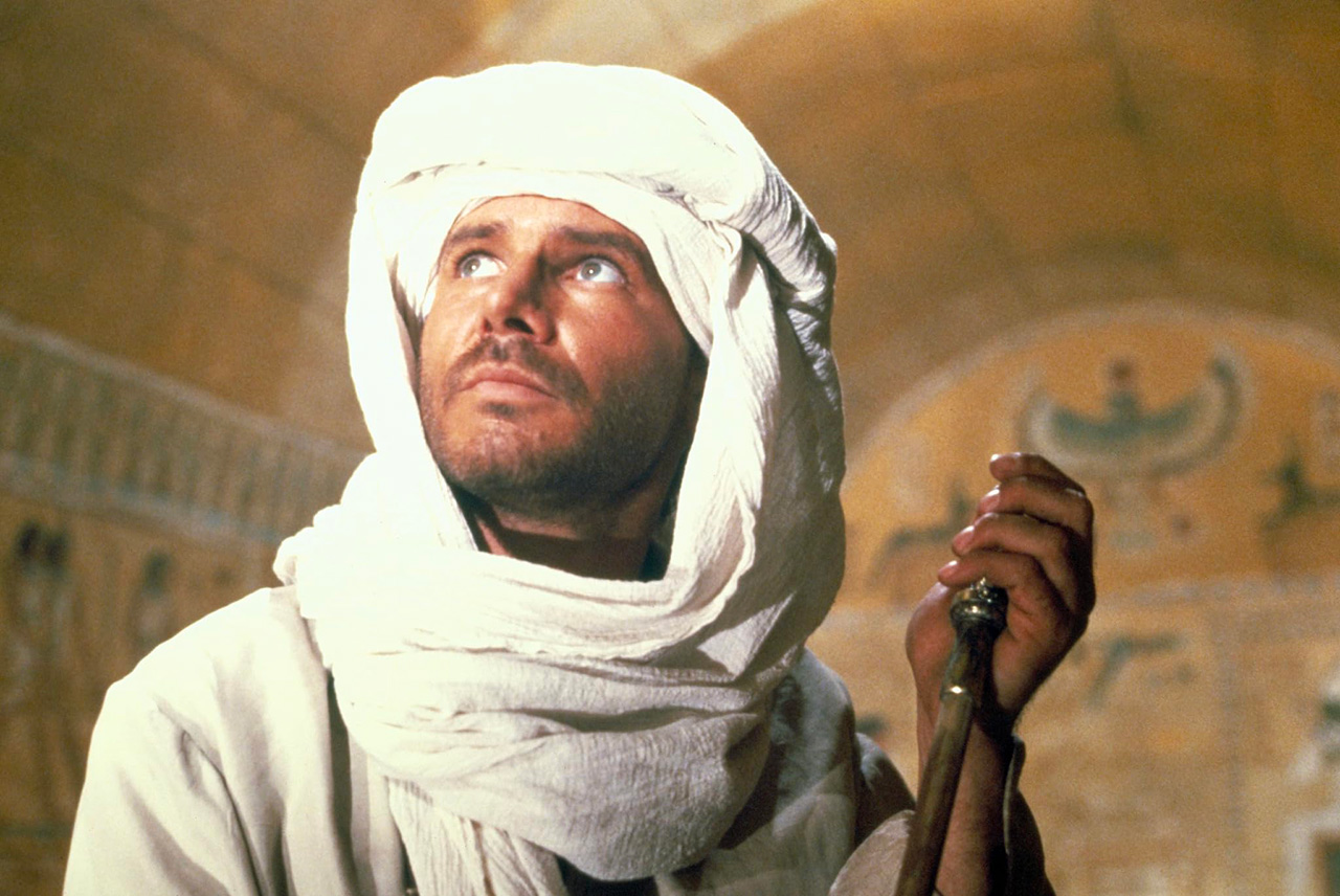 Harrison Ford dans Les Aventuriers de l'arche perdue