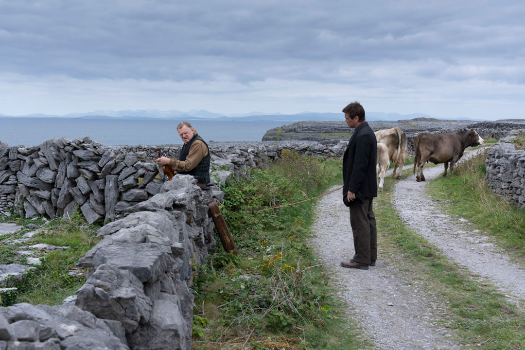 Colin Farrell, Brendan Gleeson dans Les Banshees d'Inisherin