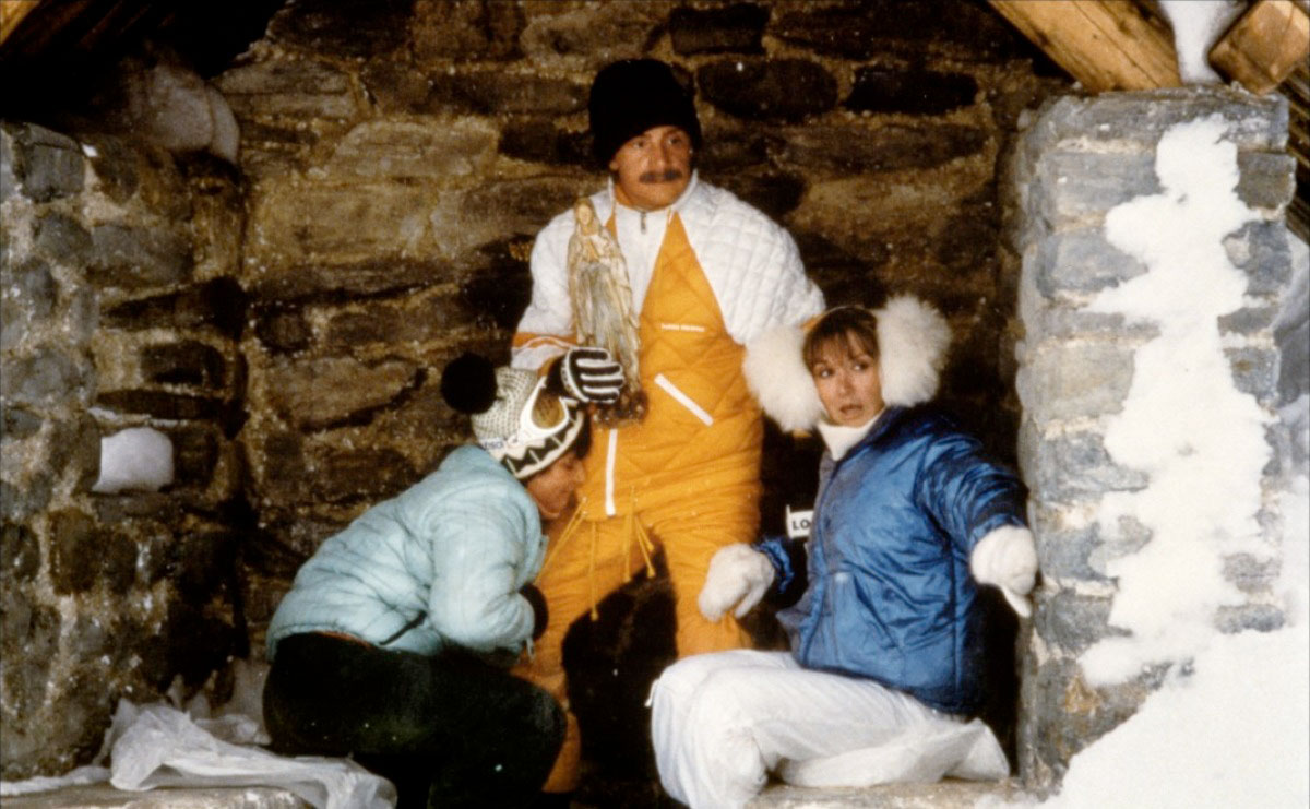 Marie-Anne Chazel, Josiane Balasko, Michel Blanc dans Les Bronzés font du ski